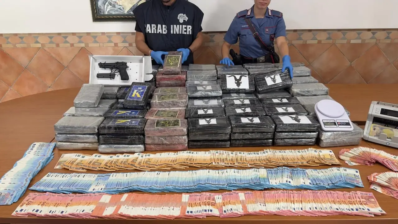Droga Capitale, sequestrato un carico di cocaina da sedici milioni di euro
