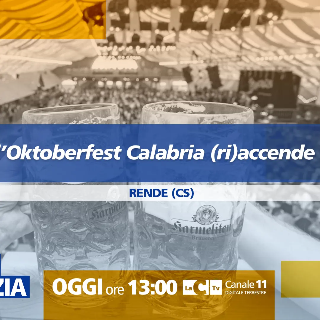 Torna l’Oktoberfest Calabria: a Dentro la Notizia tutte le novità di uno degli eventi più attesi dell’autunno\n