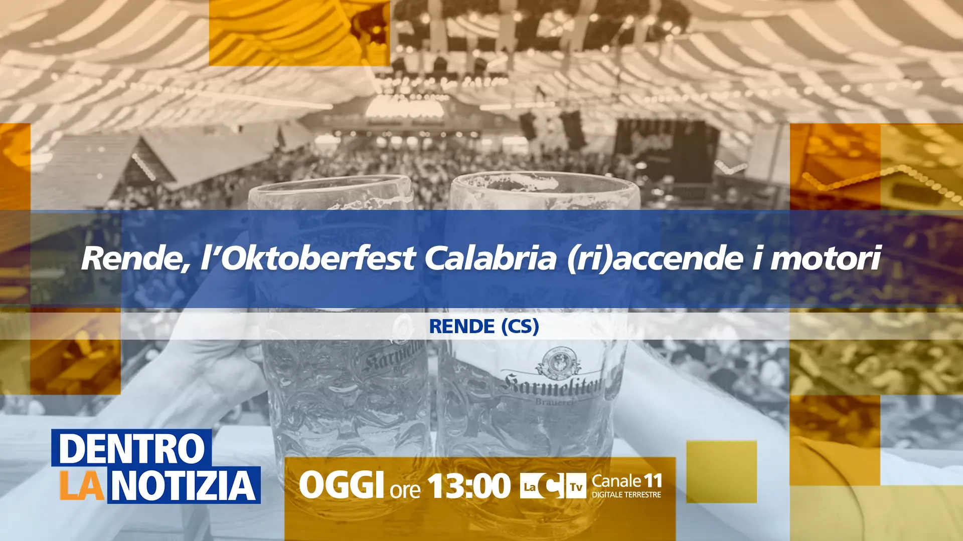 Torna l’Oktoberfest Calabria: a Dentro la Notizia tutte le novità di uno degli eventi più attesi dell’autunno\n