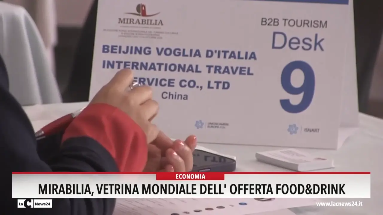 Mirabilia vetrina mondiale dell'offerta food e drink