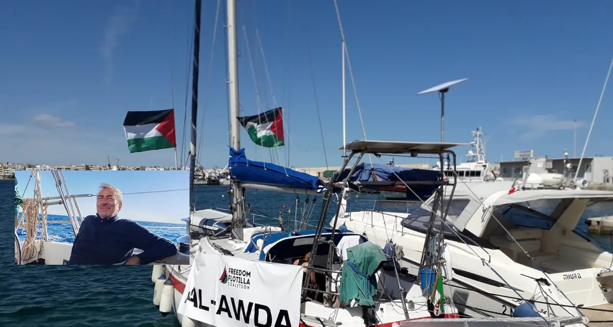 Flotilla, il ritorno a Reggio dell’attivista Nando Primerano: «In mare e da terra la mobilitazione per la Palestina libera non si fermerà»\n