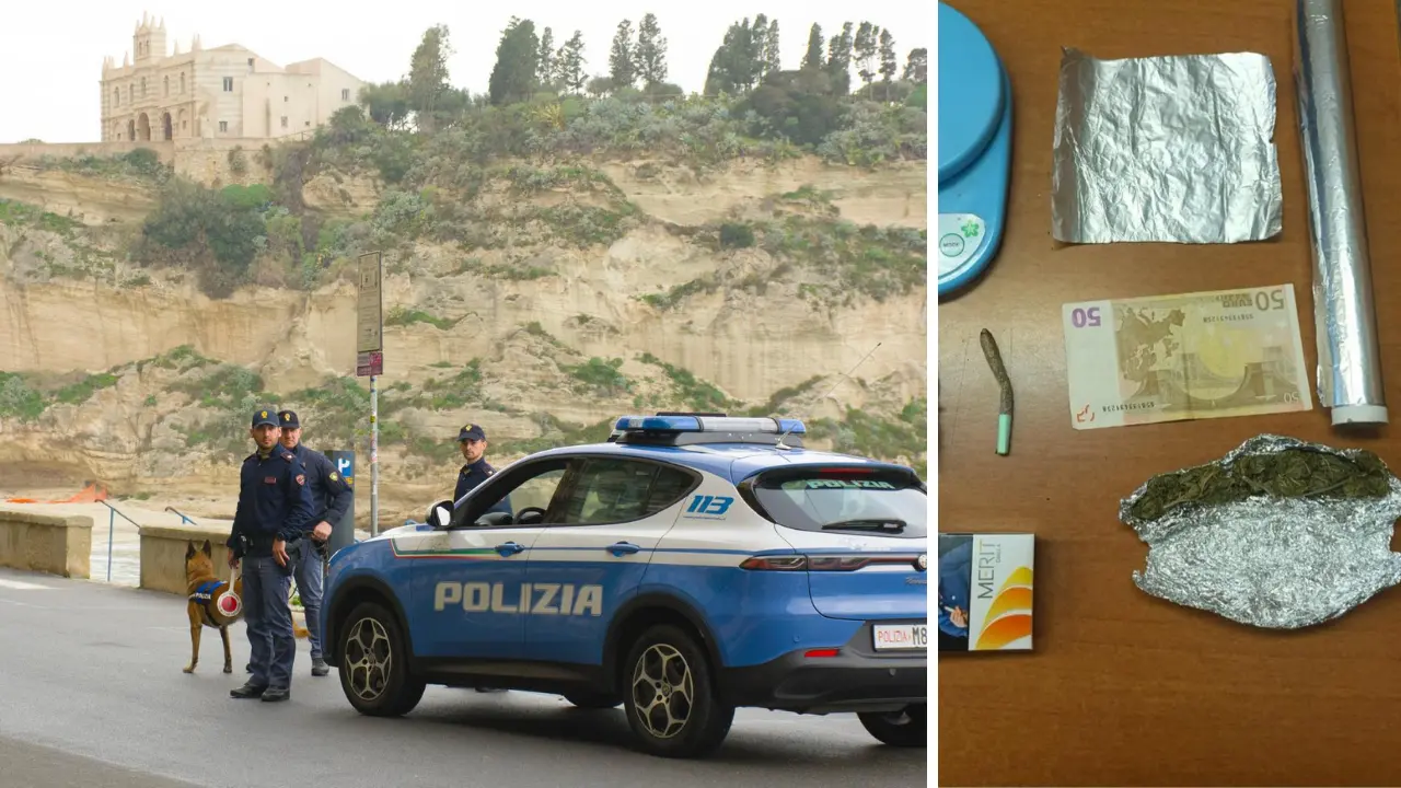 Spaccio a Tropea, sorpreso mentre passa un pacchetto di sigarette pieno di marijuana: arrestato\n