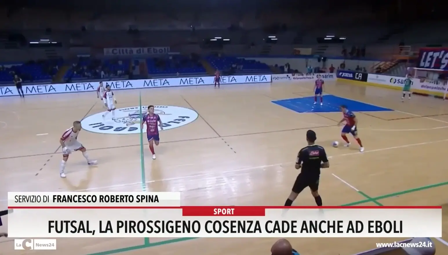 Futsal, la Pirossigeno Cosenza cade anche ad Eboli