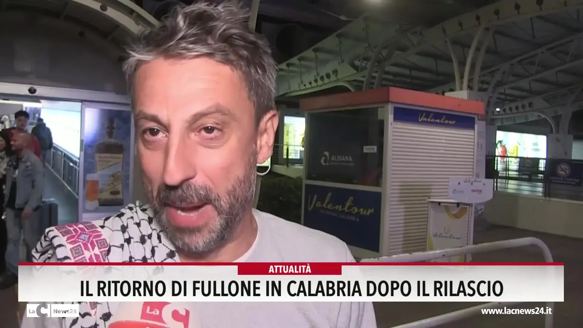 Fullone rientra in Calabria dopo il rilascio