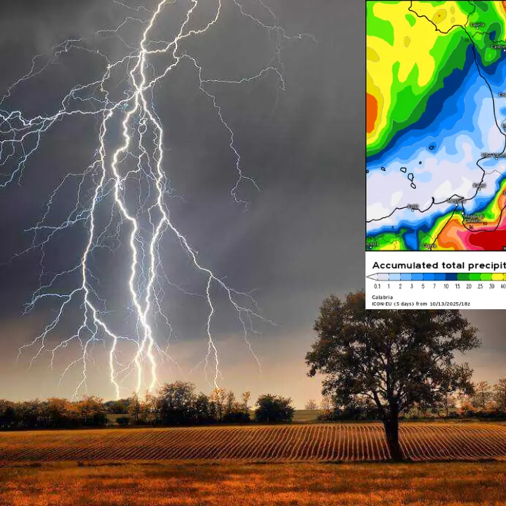 Maltempo in arrivo: nel Vibonese attesa una svolta autunnale con piogge e temporali\n