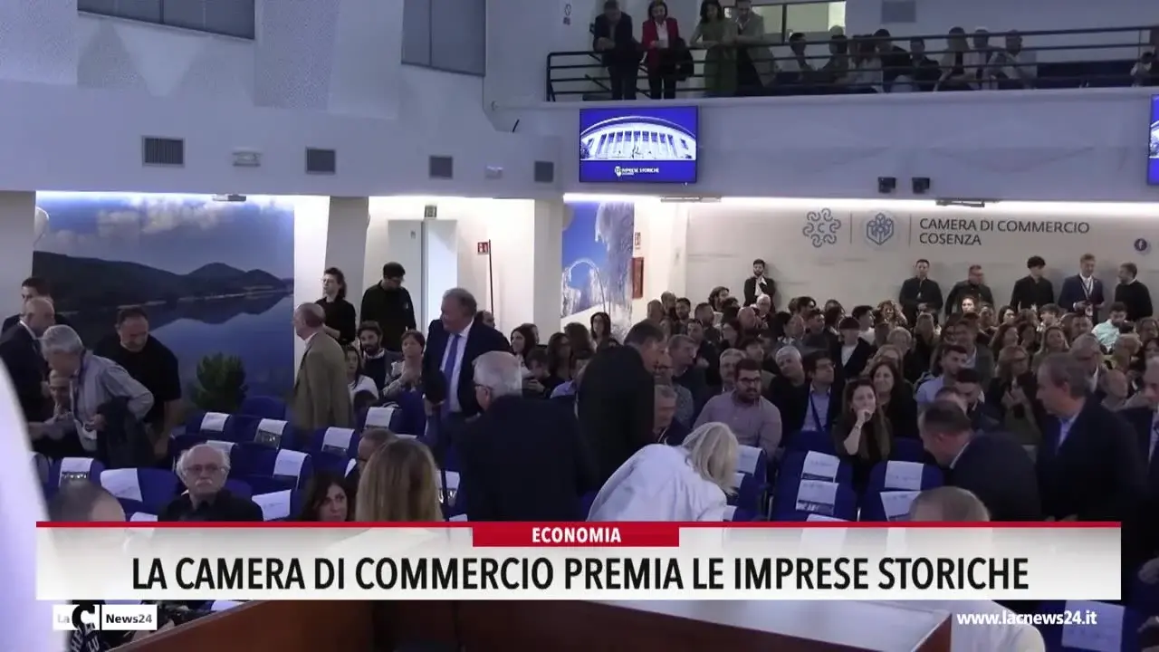 La Camera di Commercio premia le imprese storiche