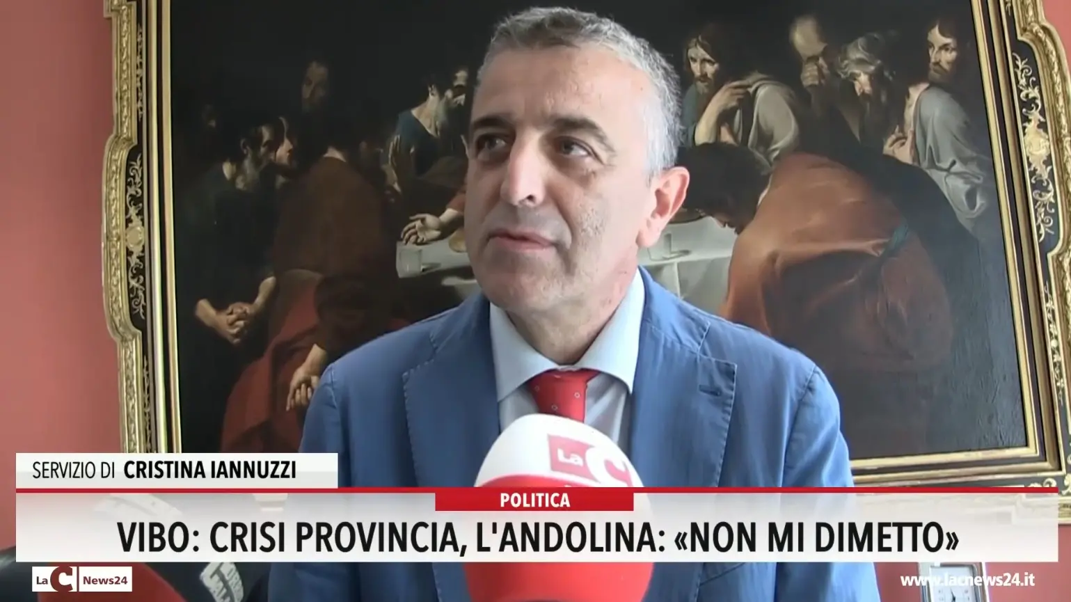 Crisi alla Provincia di Vibo, L'Andolina: «Non mi dimetto»