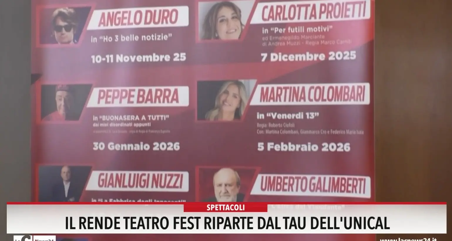 Il Rende teatro fest riparte dal Tau dell'Unical