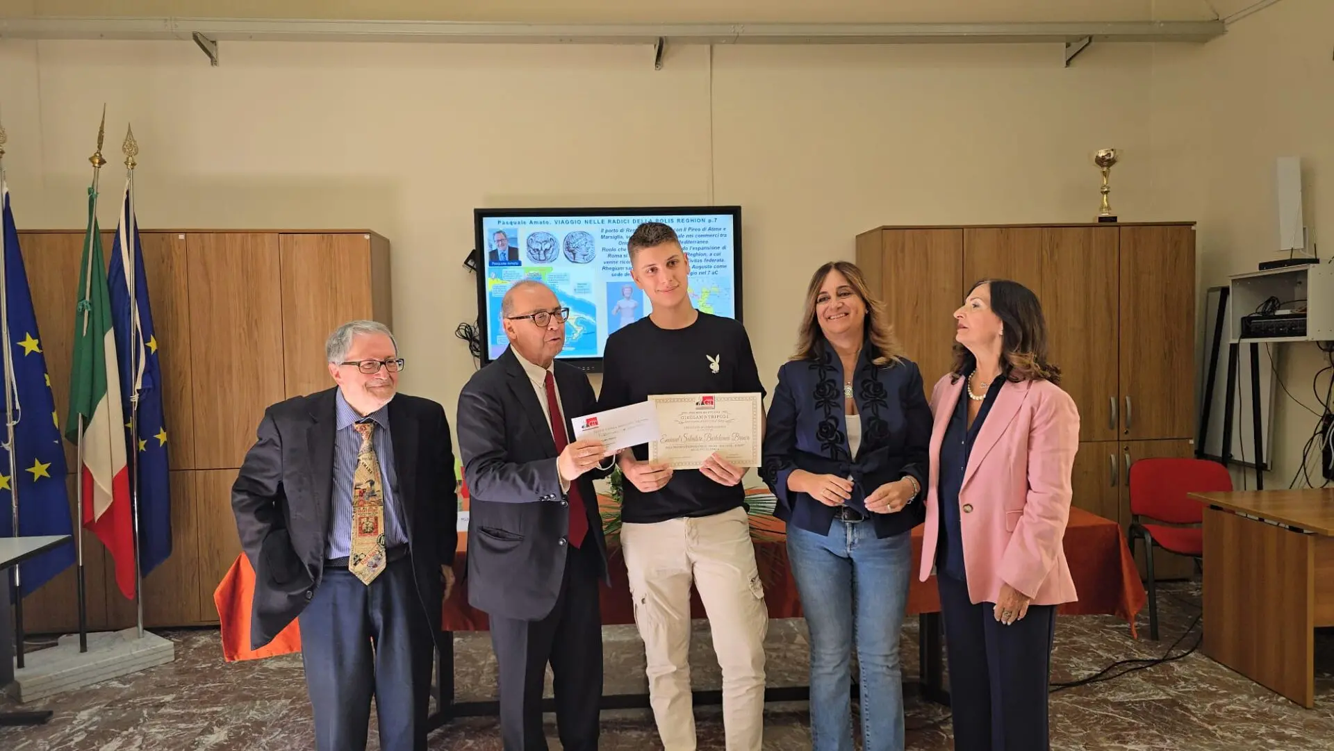 Reggio, al \"Righi-Boccioni-Fermi\" la cerimonia della borsa di studio Fondazione Girolamo Tripodi