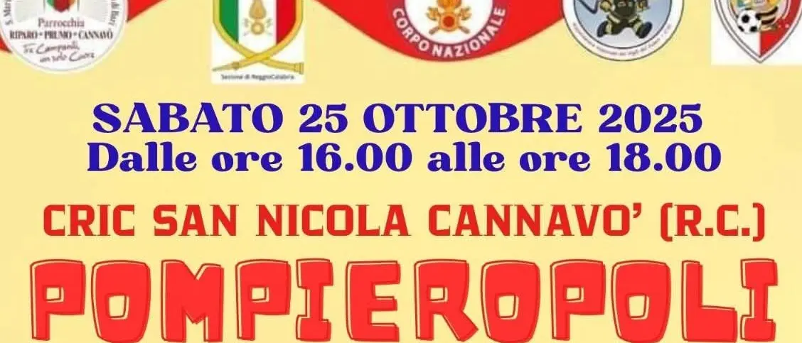 Pompieropoli torna a Cannavò: un’esperienza educativa tra gioco, sicurezza e dolci sorprese