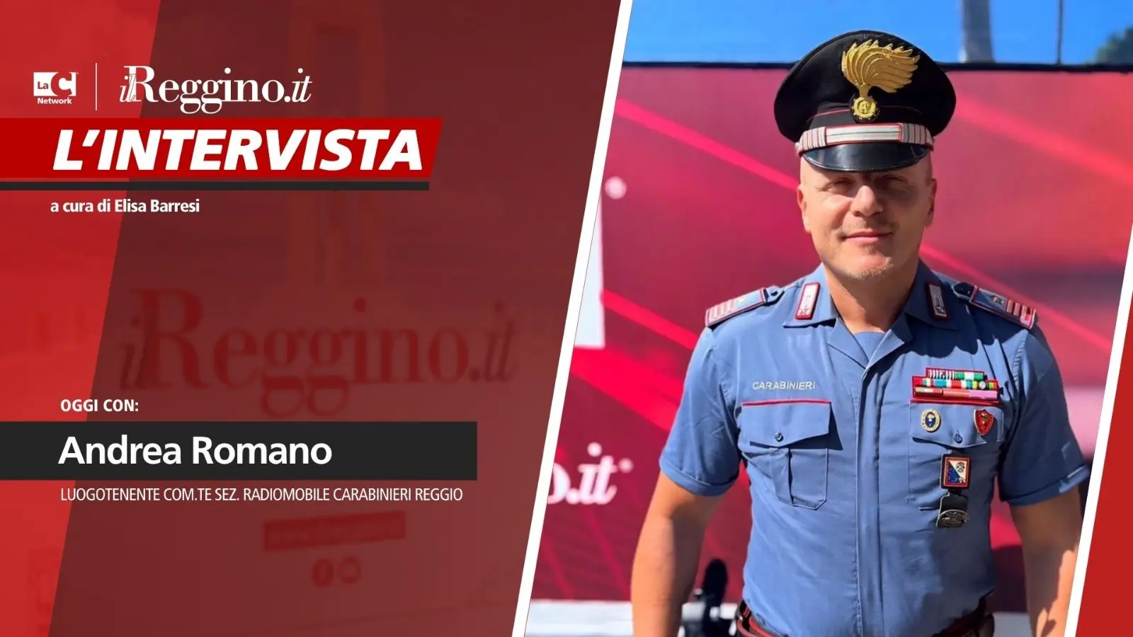 A TU PER TU | Luogotenente Andrea Romano: sicurezza, prevenzione e il volto umano dell’Arma - VIDEO