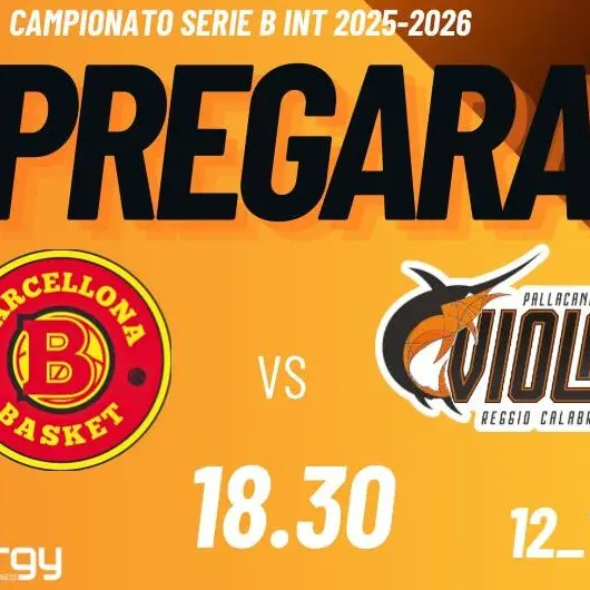 Basket, la Redel Viola varca lo Stretto: terza giornata in casa del Barcellona