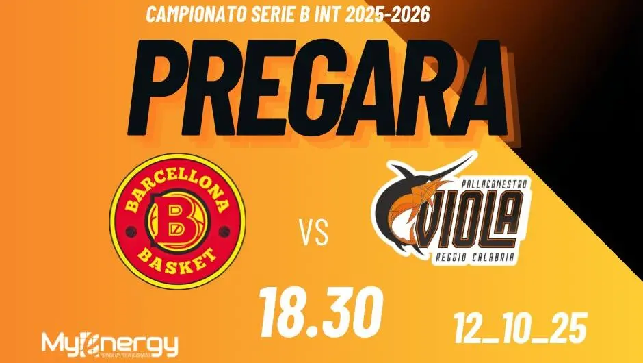 Basket, la Redel Viola varca lo Stretto: terza giornata in casa del Barcellona
