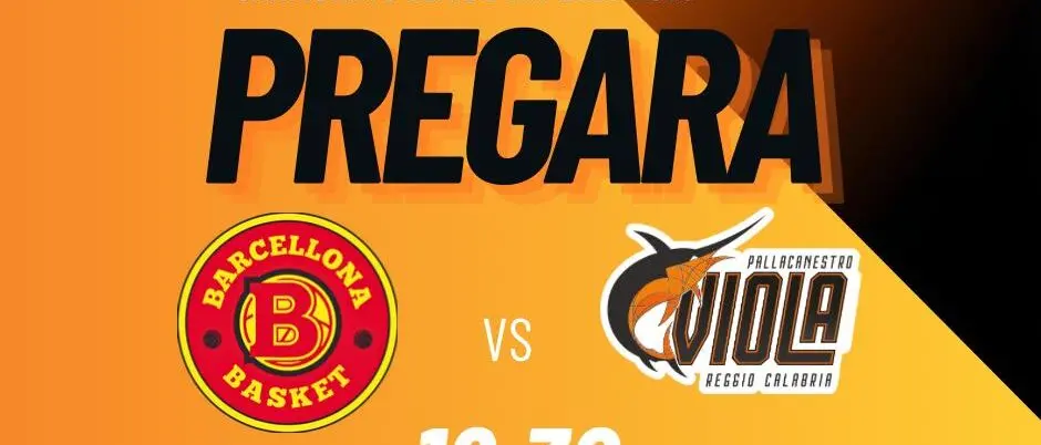 Basket, la Redel Viola varca lo Stretto: terza giornata in casa del Barcellona