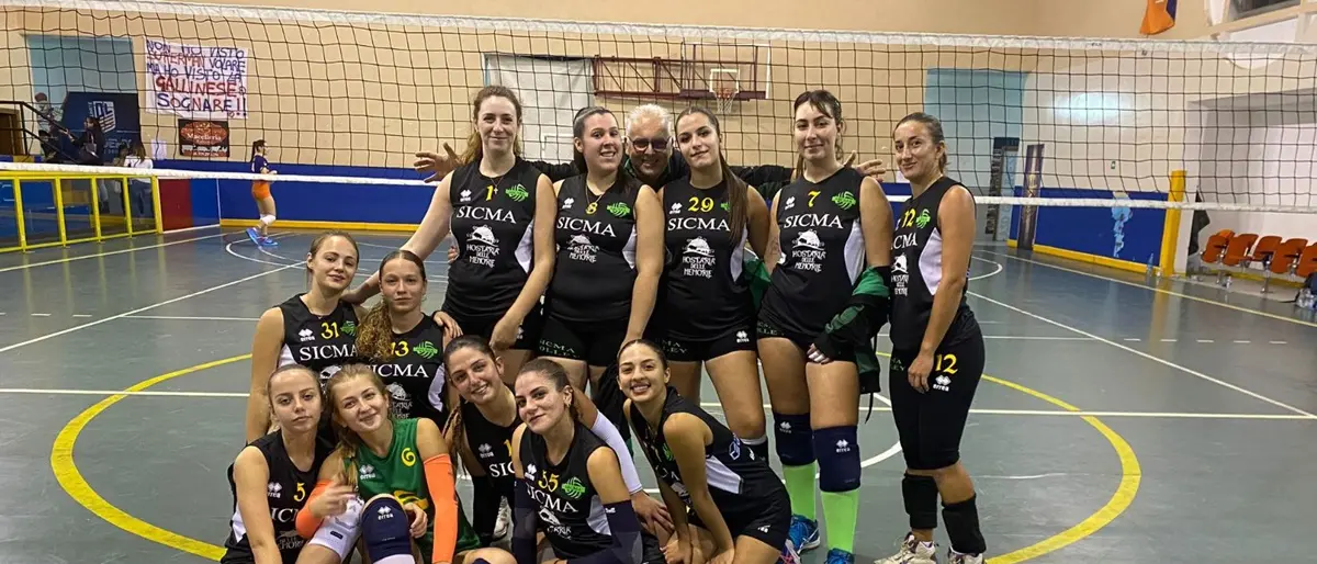 Volley serie D, Sicma batte la Tavernese 3 set a zero