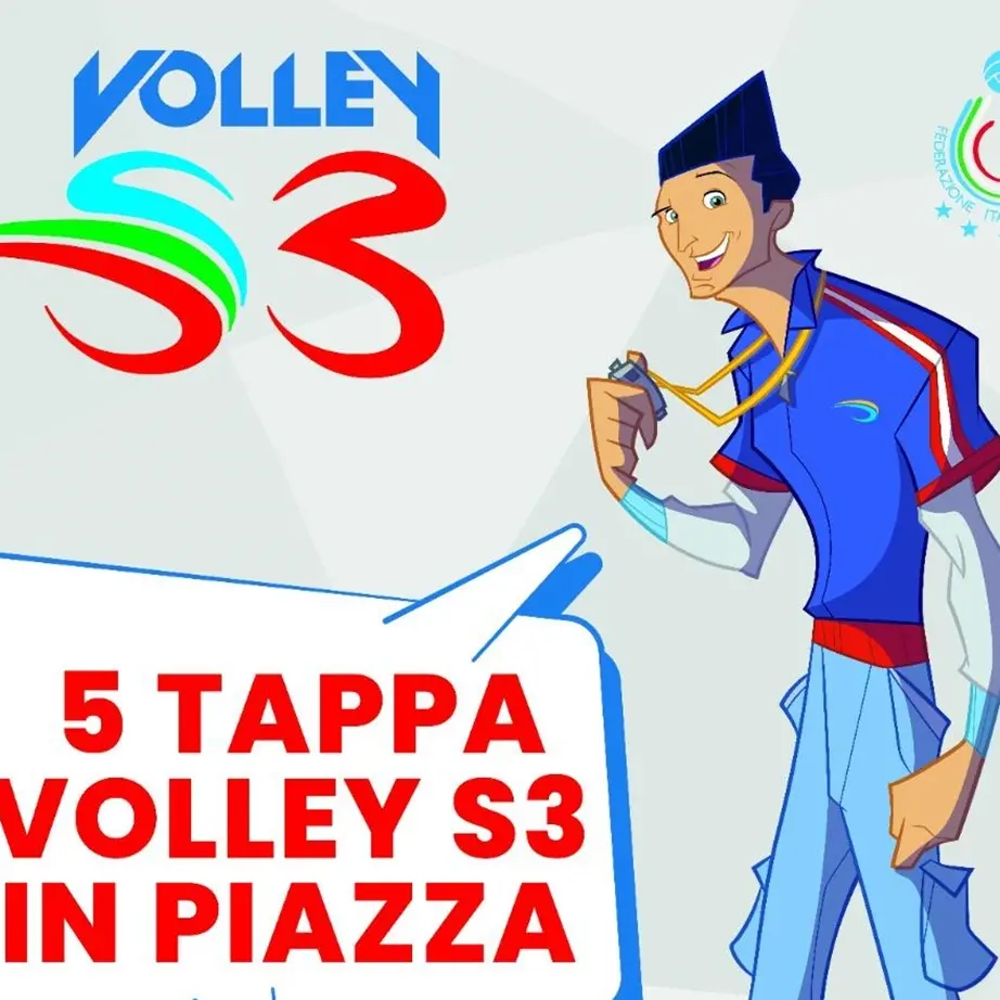 Volley S3, giovedì la tappa a Reggio al palaCalafiore con i campioni Lucchetta e Vermiglio