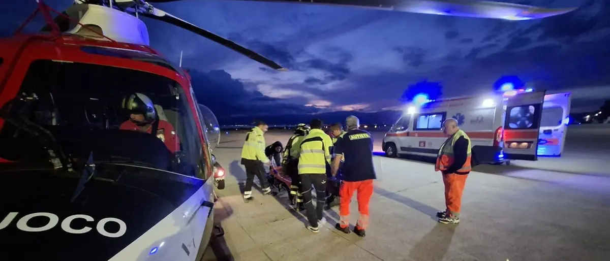 Motociclista precipita in un burrone in Aspromonte: tratto in salvo dai vigili del fuoco