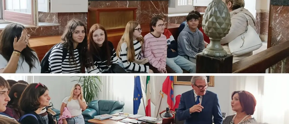 Vibo, l’amministrazione comunale accoglie di studenti spagnoli protagonisti del progetto Erasmus\n