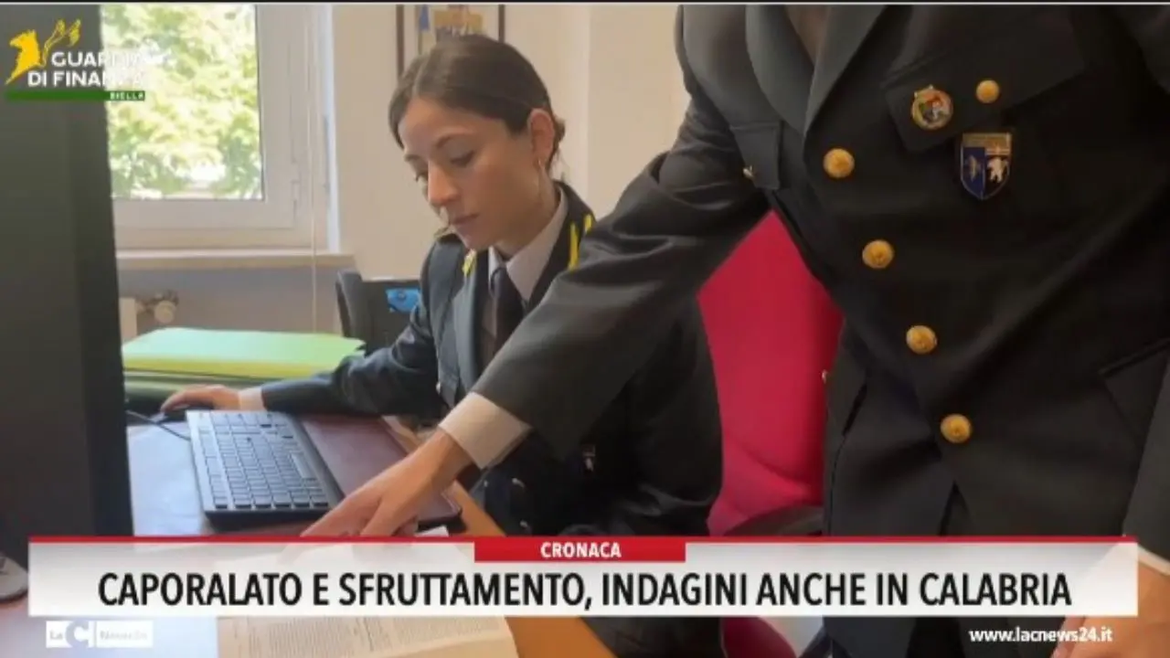 Caporalato e sfruttamento, indagini anche in Calabria