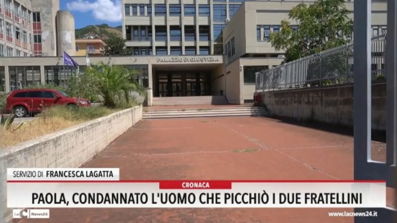 Paola, condannato l'uomo che picchiò i due fratellini