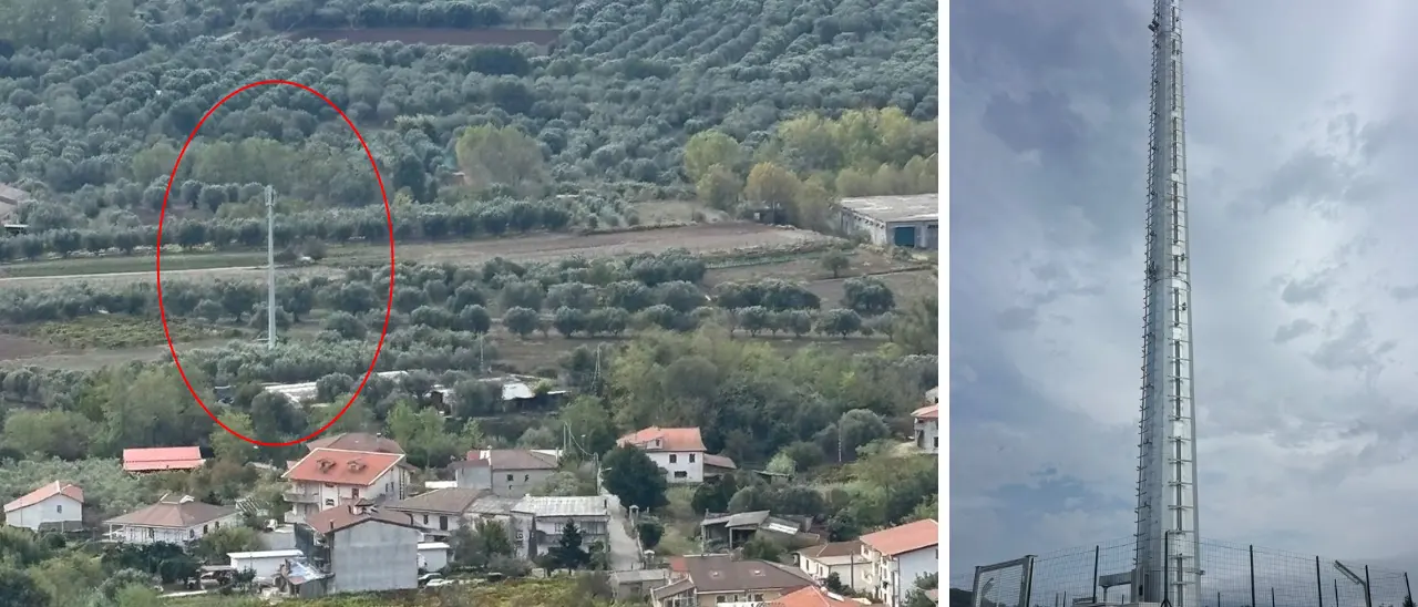 A Comerconi spunta un’antenna 5g a due passi dalle case, i cittadini si mobilitano: «Qui non la vogliamo»