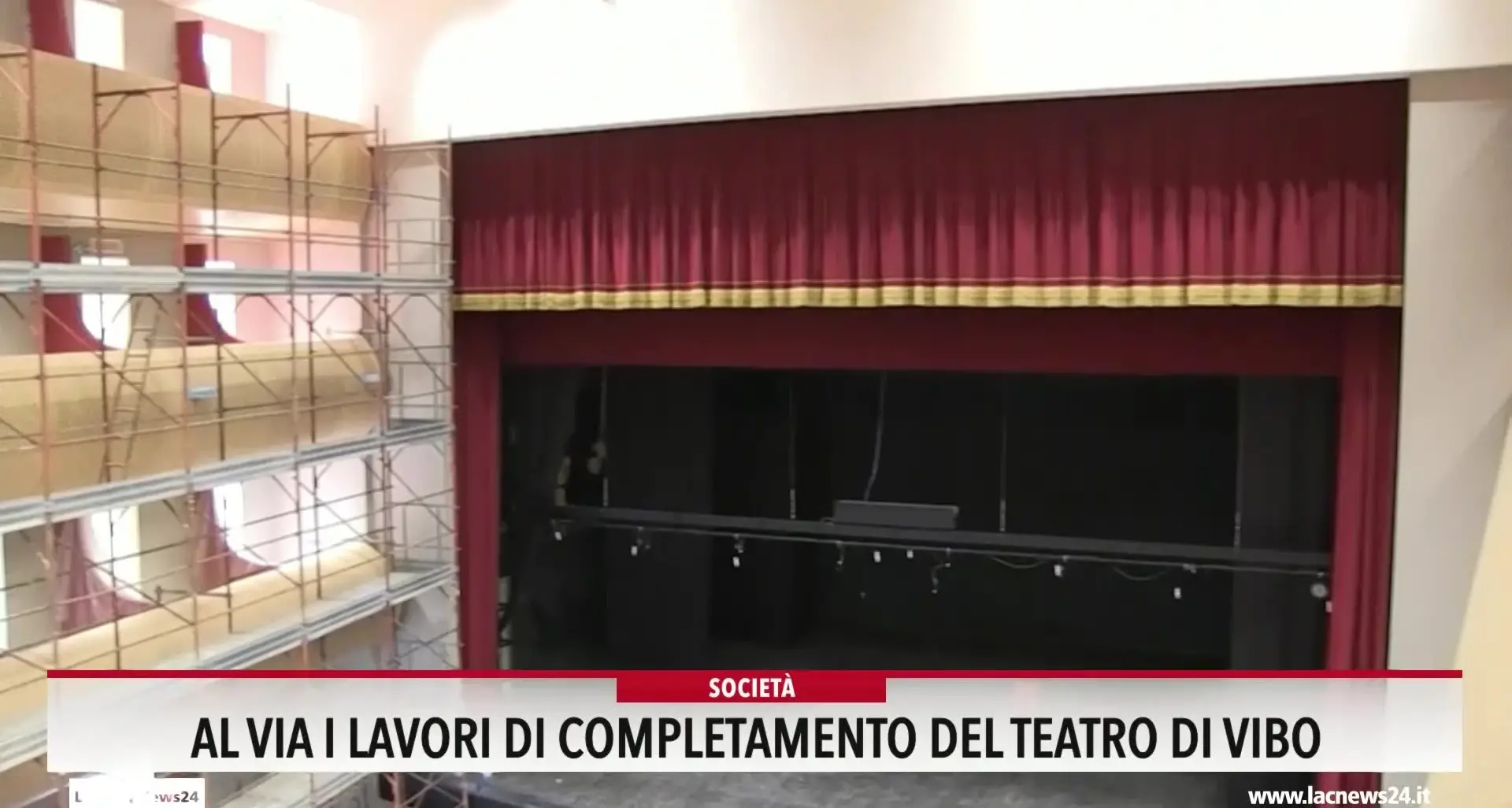 Al via i lavori di completamento del teatro di Vibo
