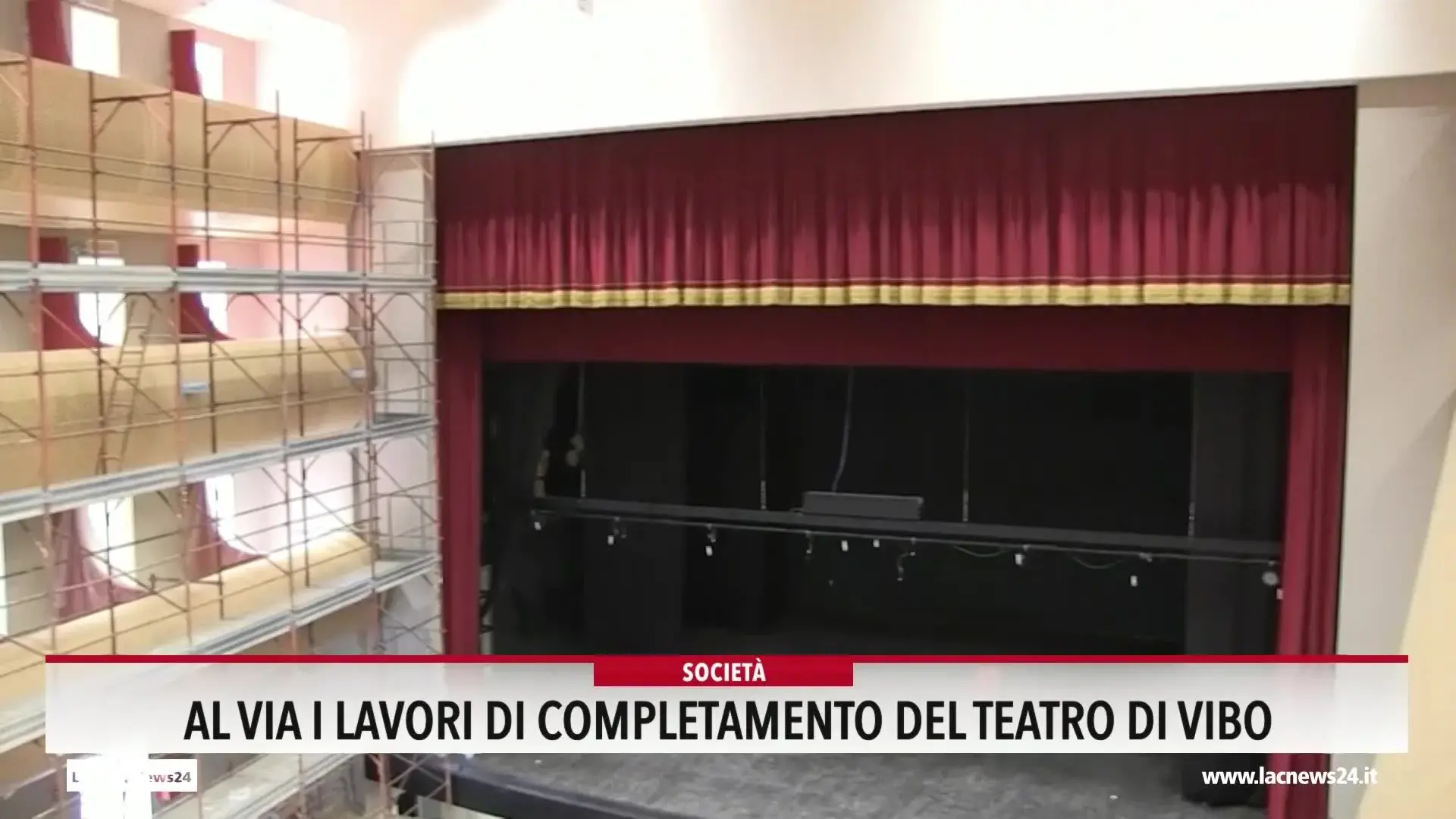 Al via i lavori di completamento del teatro di Vibo