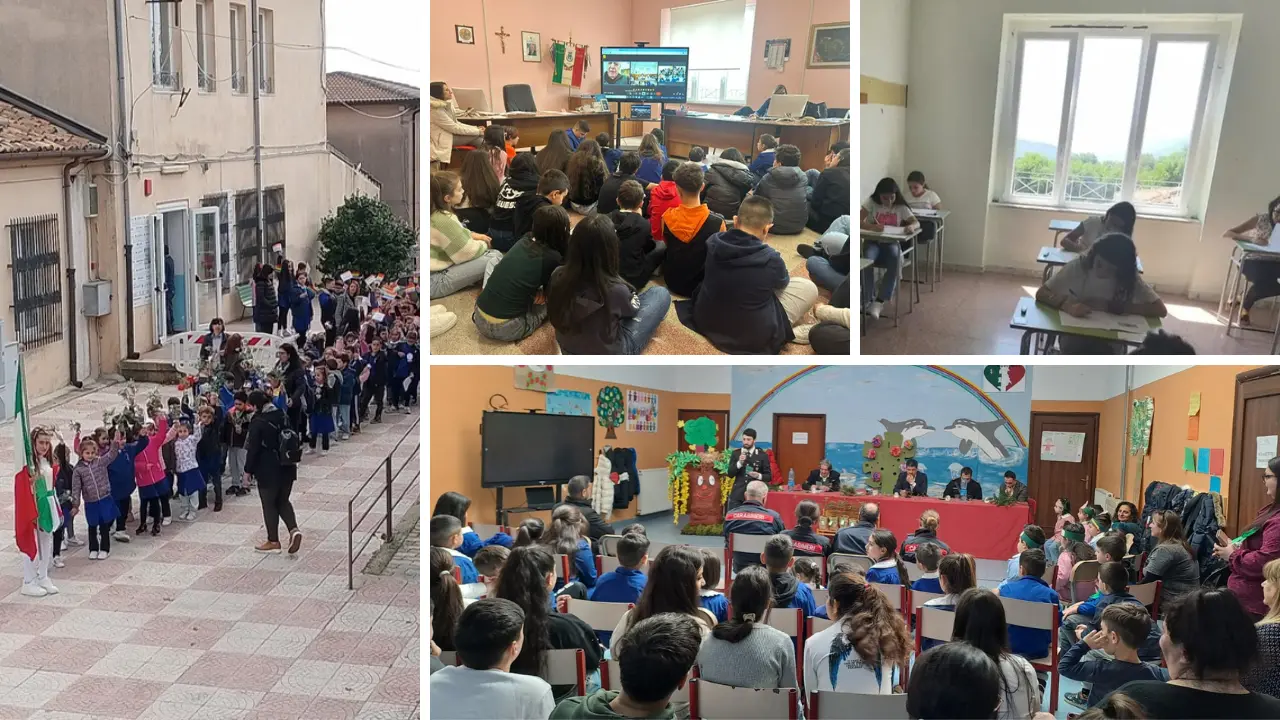 <p>Alcuni momenti delle attività didattiche svolte nella scuola di Fabrizia</p>\\n