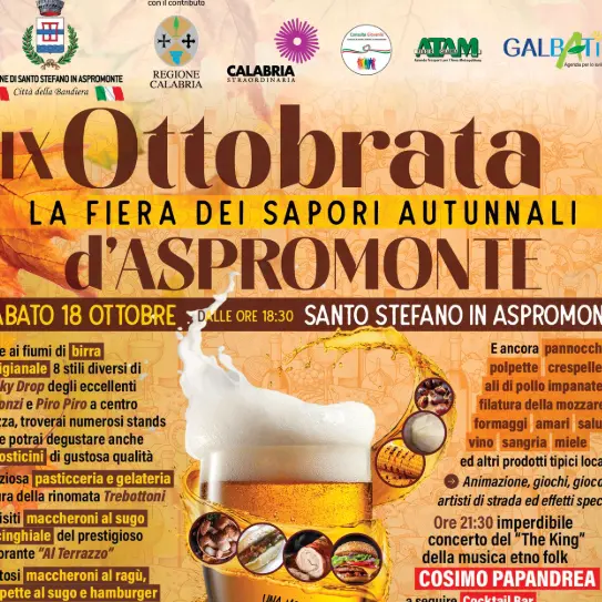 Tutto pronto per l'Ottobrata di Santo Stefano in Aspromonte\n