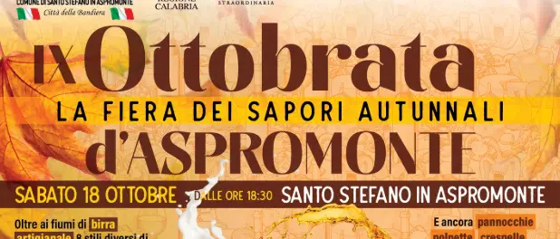 Tutto pronto per l'Ottobrata di Santo Stefano in Aspromonte\n