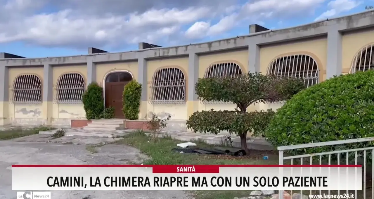 Camini, La Chimera riapre ma con un solo paziente