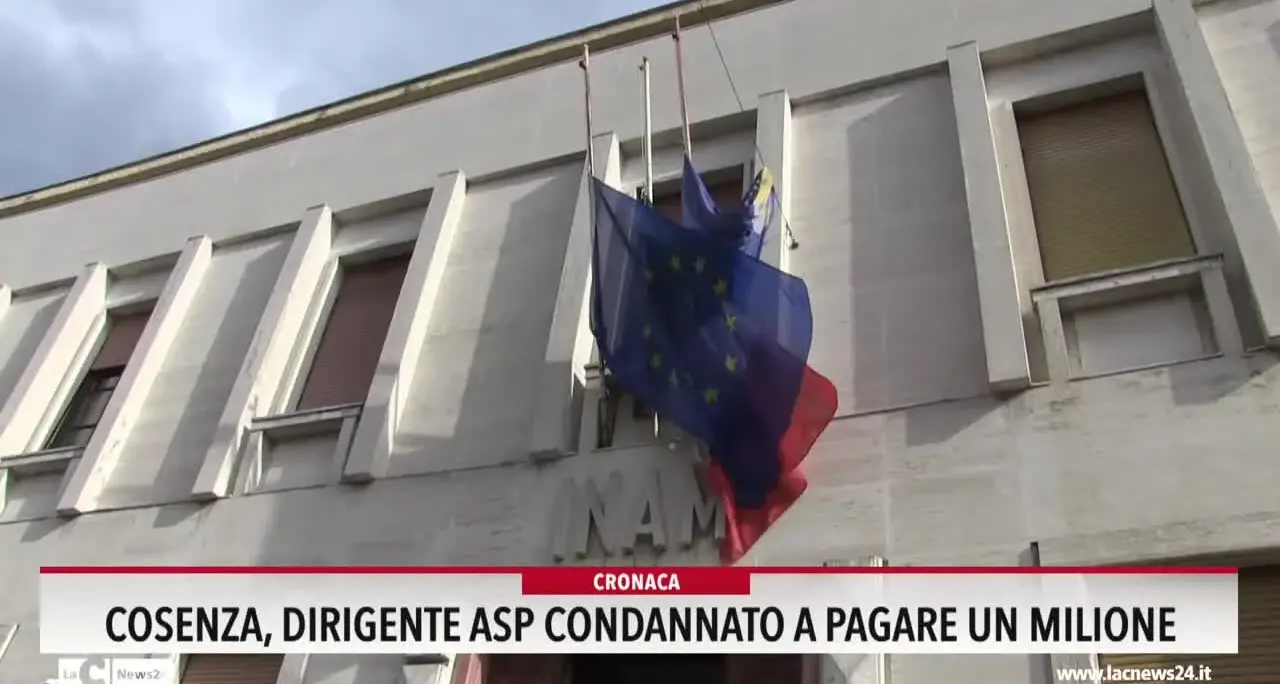 Cosenza, dirigente Asp condannato a pagare un milione