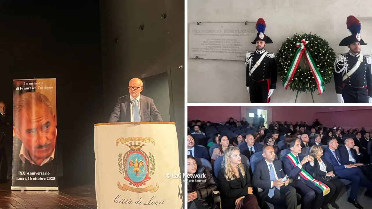 Locri ricorda Francesco Fortugno, il ministro Schillaci: «Il suo messaggio ancora forte». La vedova: «Si faccia piena luce»
