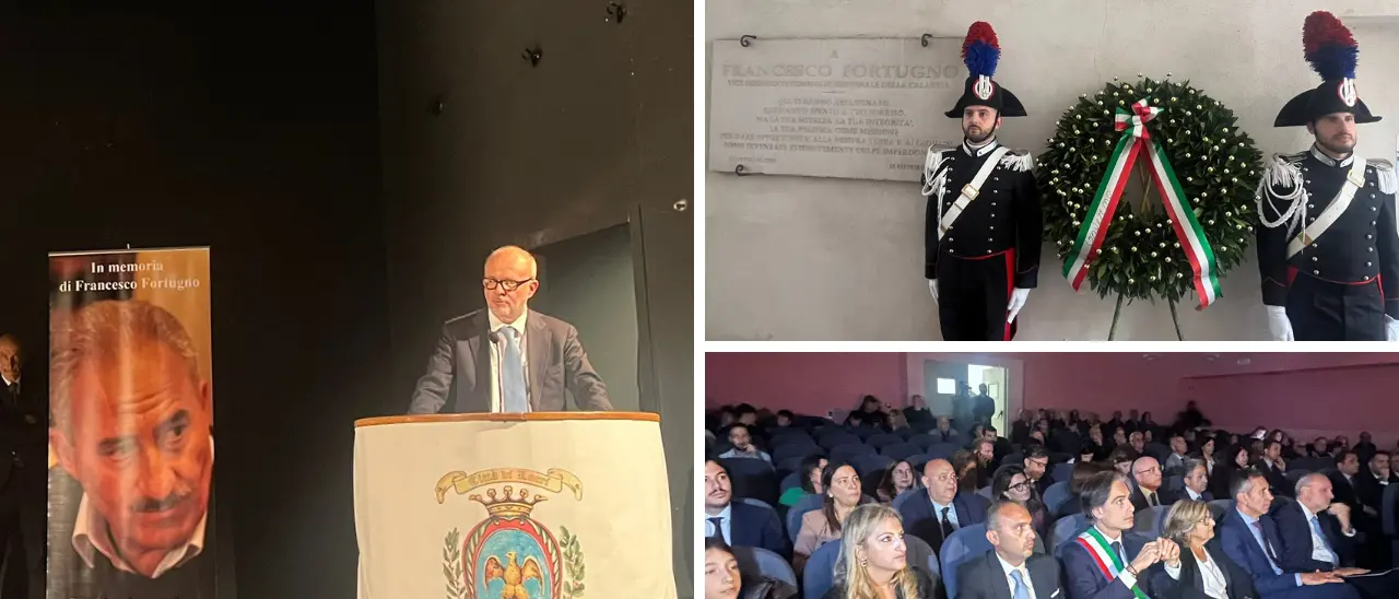 Locri ricorda Francesco Fortugno, il ministro Schillaci: «Il suo messaggio ancora forte». La vedova: «Si faccia piena luce»