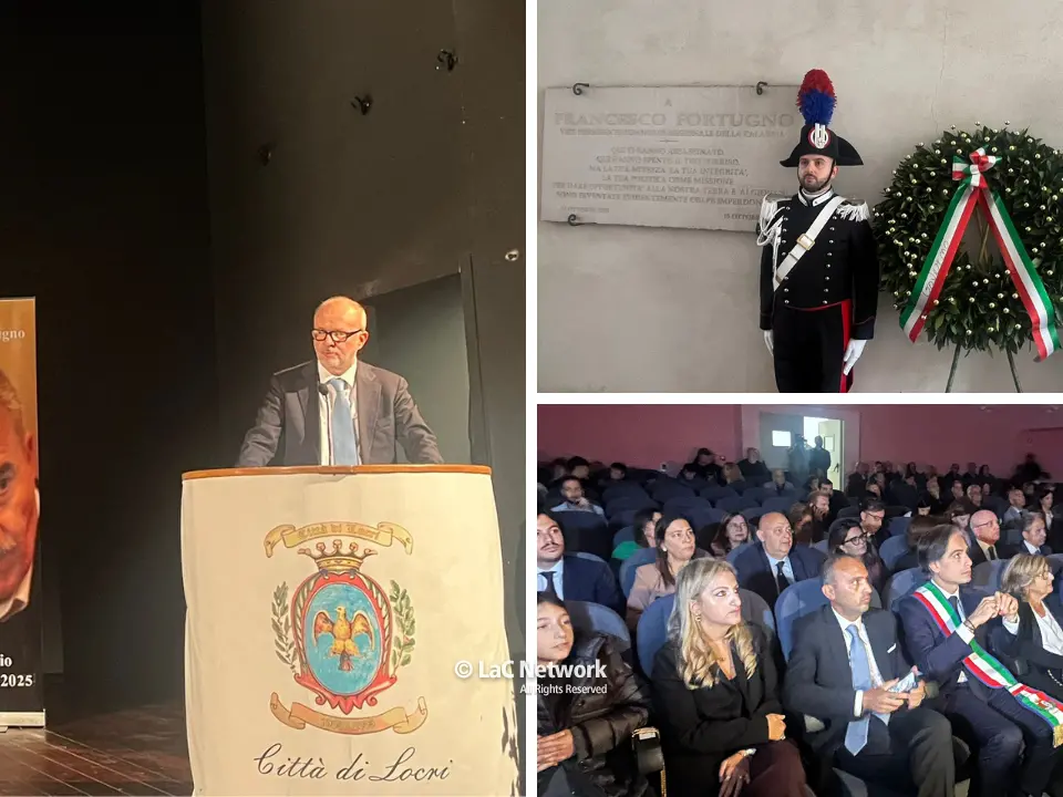 Locri ricorda Francesco Fortugno, il ministro Schillaci: «Il suo messaggio ancora forte». La vedova: «Si faccia piena luce»