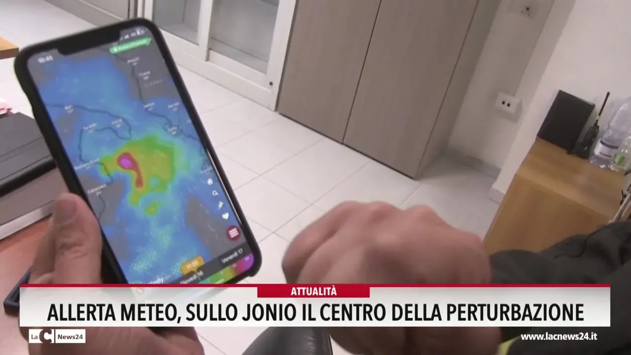 Allerta meteo, sullo Jonio il centro della perturbazione