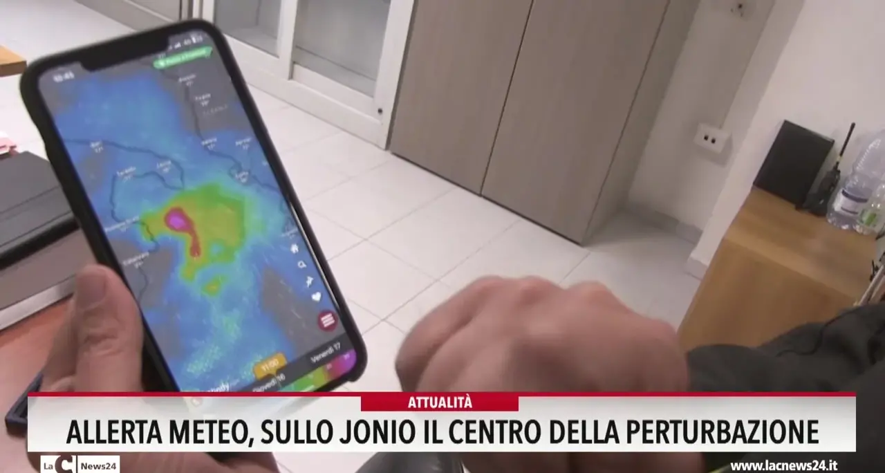 Allerta meteo, sullo Jonio il centro della perturbazione