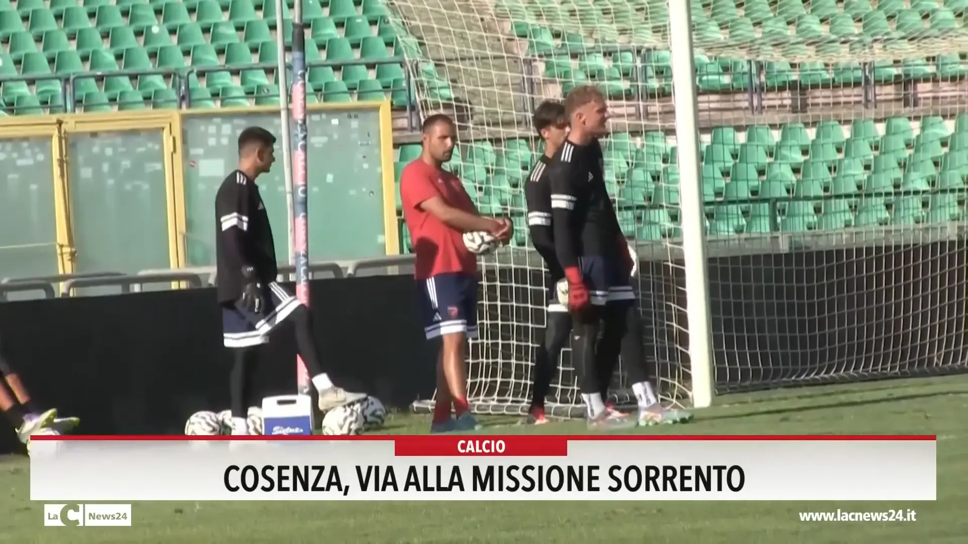 Cosenza, via alla missione Sorrento
