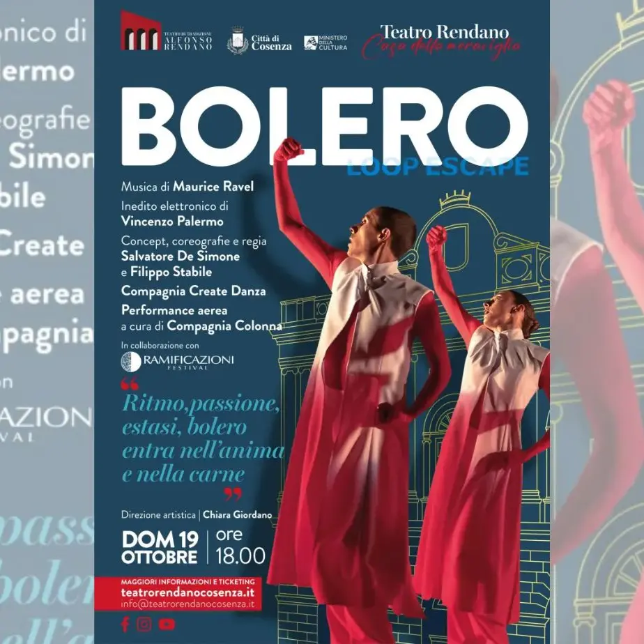 Si riaprono le quinte: con il Bolero di Ravel parte la nuova stagione del Teatro Rendano di Cosenza\n
