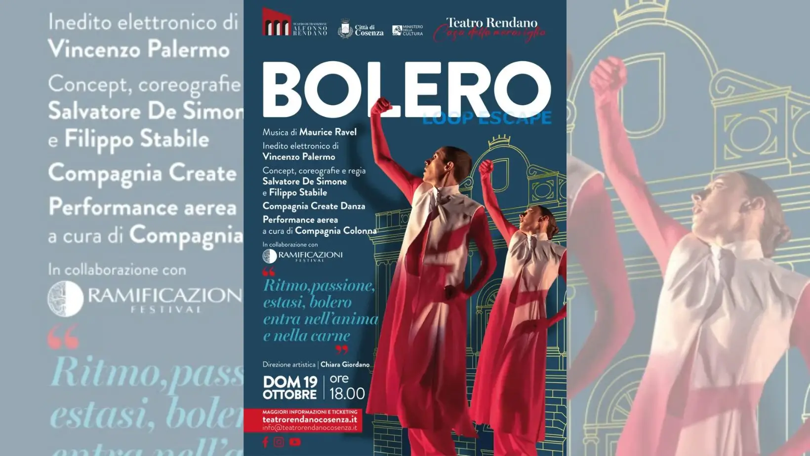 Si riaprono le quinte: con il Bolero di Ravel parte la nuova stagione del Teatro Rendano di Cosenza\n