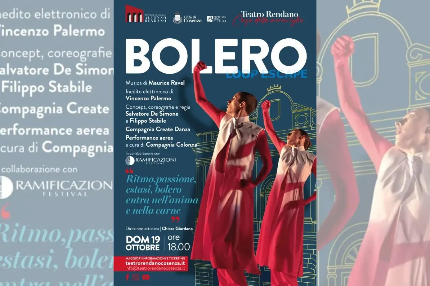 Si riaprono le quinte: con il Bolero di Ravel parte la nuova stagione del Teatro Rendano di Cosenza\n