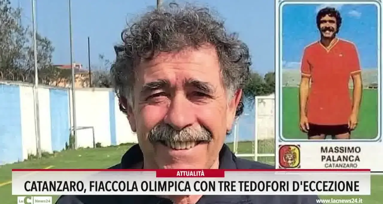 Catanzaro, Fiaccola olimpica con tre tedofori di eccezione