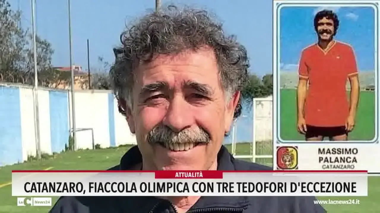 Catanzaro, Fiaccola olimpica con tre tedofori di eccezione