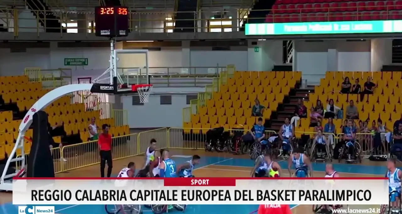 Reggio Calabria capitale europea del basket paralimpico