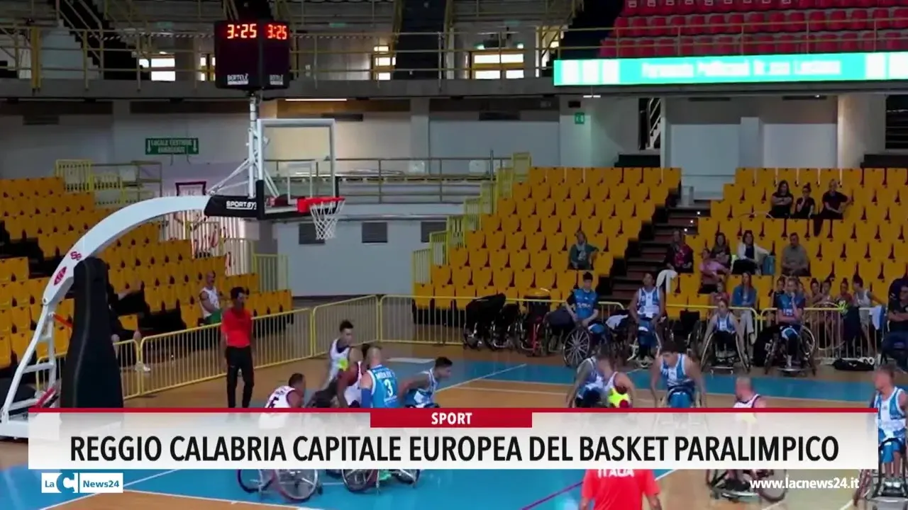 Reggio Calabria capitale europea del basket paralimpico