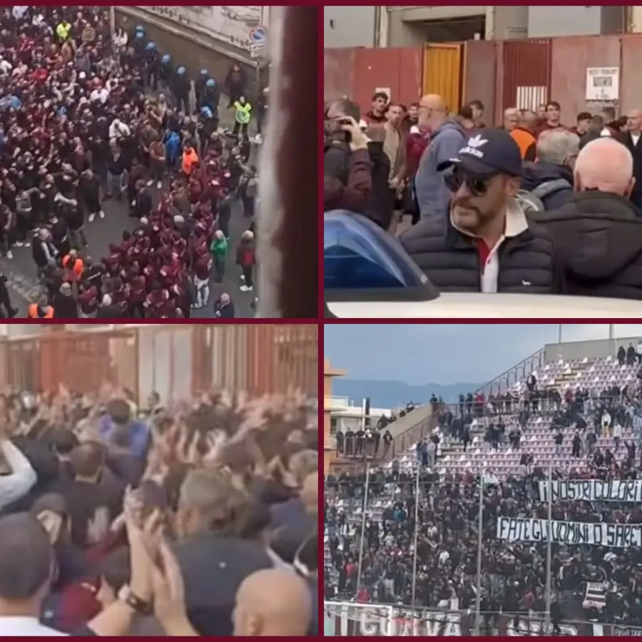 Reggina, esplode la protesta: «Nessun rispetto per la maglia». Fuori dal Granillo i tifosi si ribellano\n