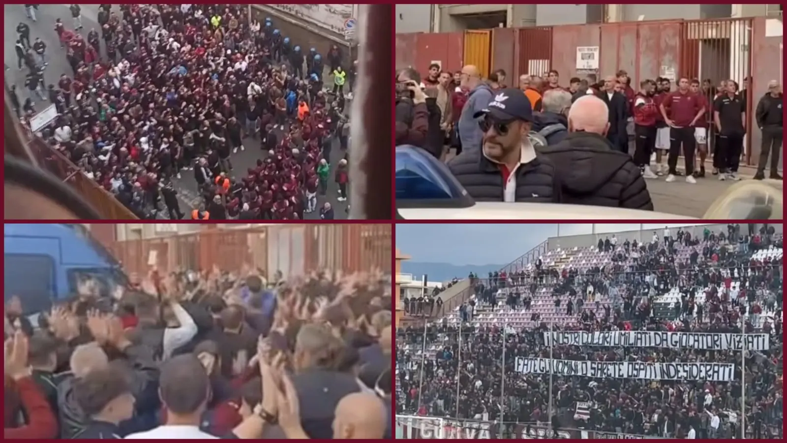 Reggina, esplode la protesta: «Nessun rispetto per la maglia». Fuori dal Granillo i tifosi si ribellano\n