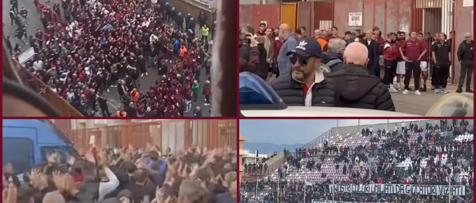 Reggina, esplode la protesta: «Nessun rispetto per la maglia». Fuori dal Granillo i tifosi si ribellano\n