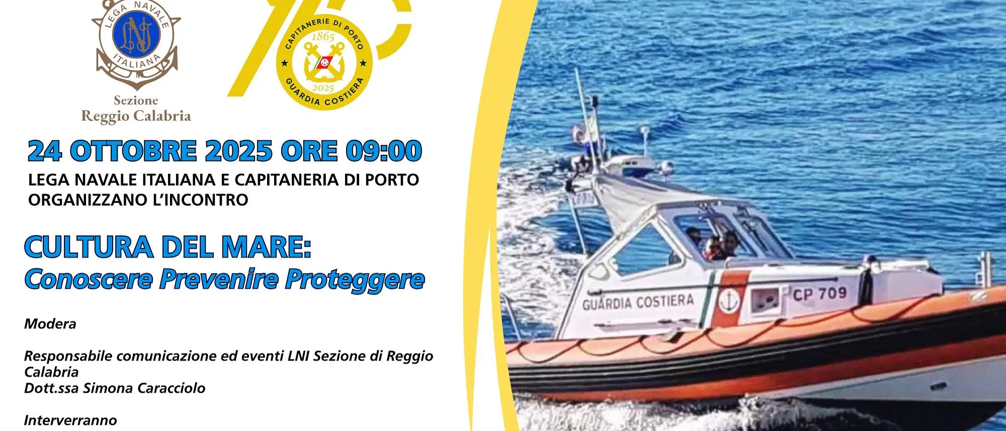 Reggio, il 24 ottobre l’incontro dal tema “Cultura del mare: conoscere, prevenire, proteggere”\n