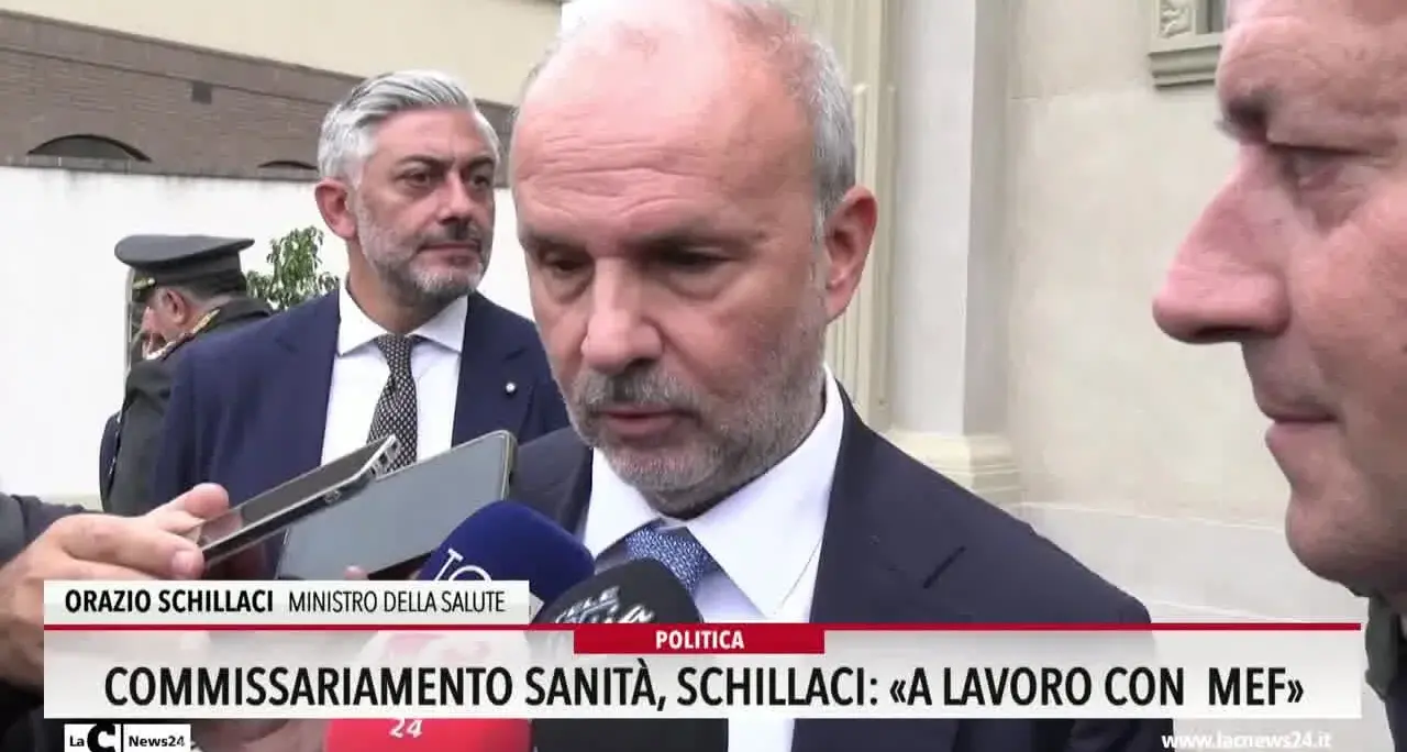 Commissariamento sanità, Schillaci a lavoro con Mef